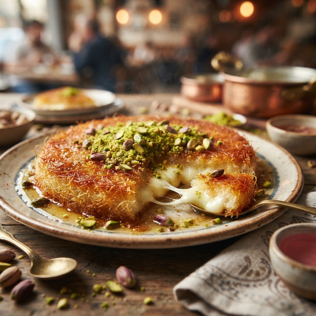 كنافة بالبندق فاخرة